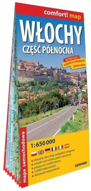 Comfort!map Włochy cz. północna 1:650 000 - tantis.pl