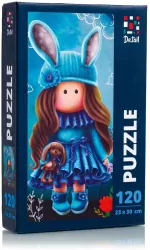 Puzzle 120 Ładna laleczka w świetle księżyca