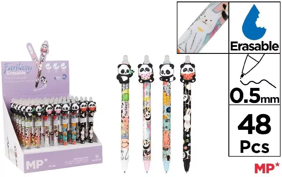 Długopis ścieralny 0,5mm panda - tantis.pl