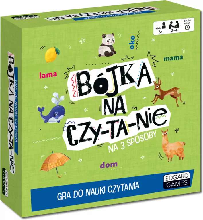 Bójka na czytanie. Gra do nauki czytania - tantis.pl