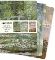 Zestaw 3 notatników A5 Claude Monet - tantis.pl