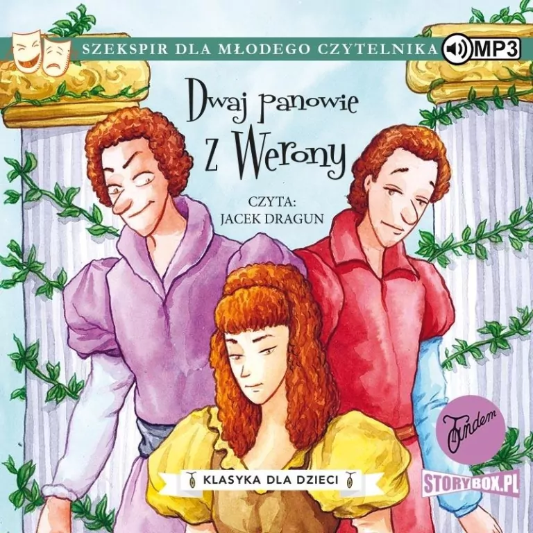 Klasyka dla dzieci.Dwaj panowie z Werony audiobook - tantis.pl