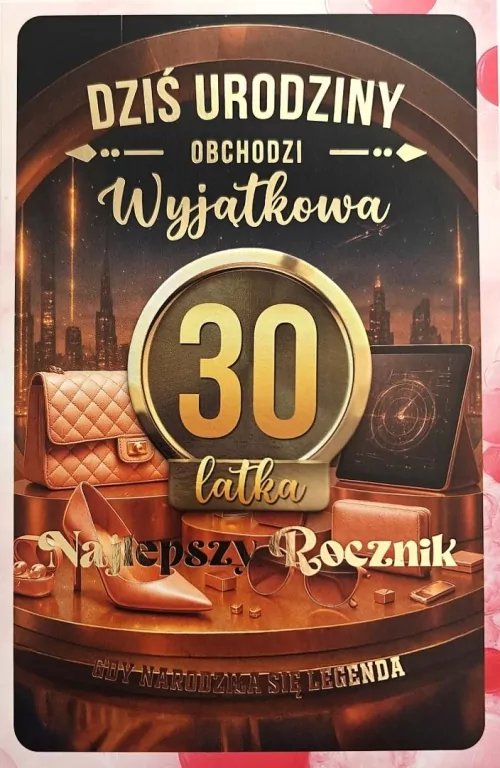 Karnet z wymiennymi rocznikami 30 damska - tantis.pl