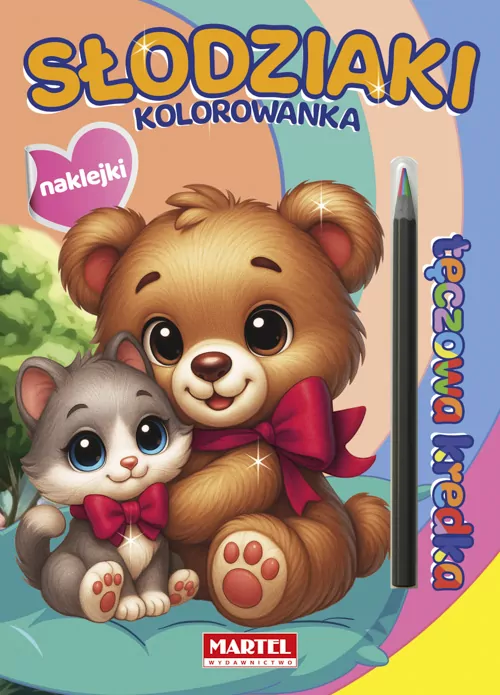 Kolorowanka z kredką Słodziki - tantis.pl
