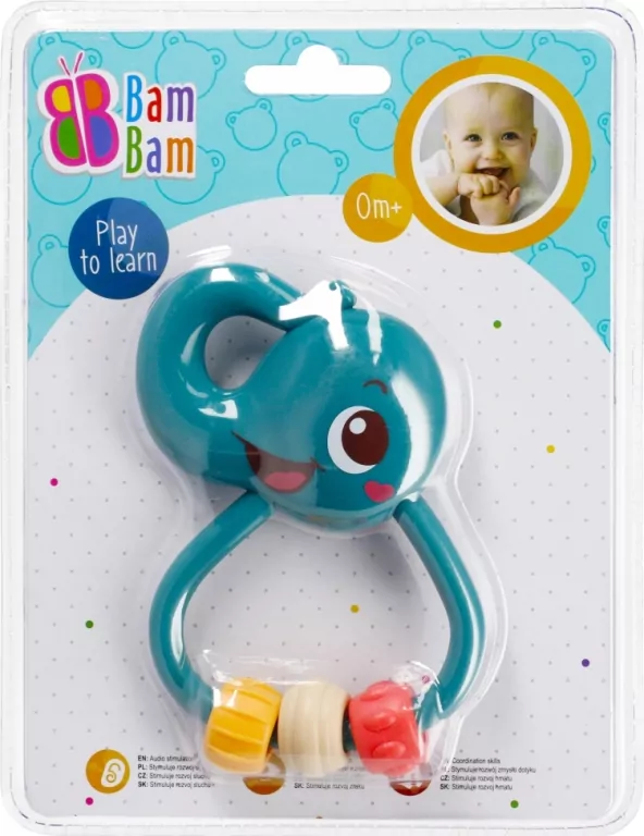 Bam Bam Grzechotka Słonik - tantis.pl