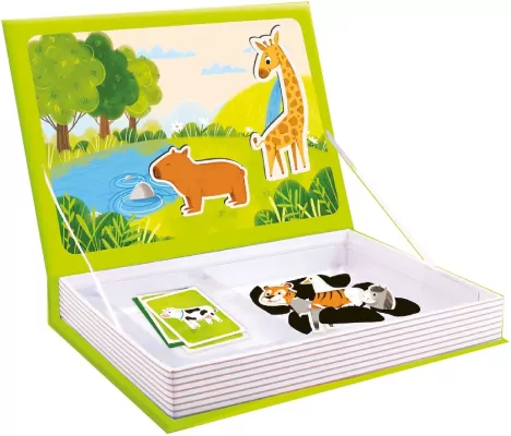 Książka magnetyczna - Puzzle Zwierzęta