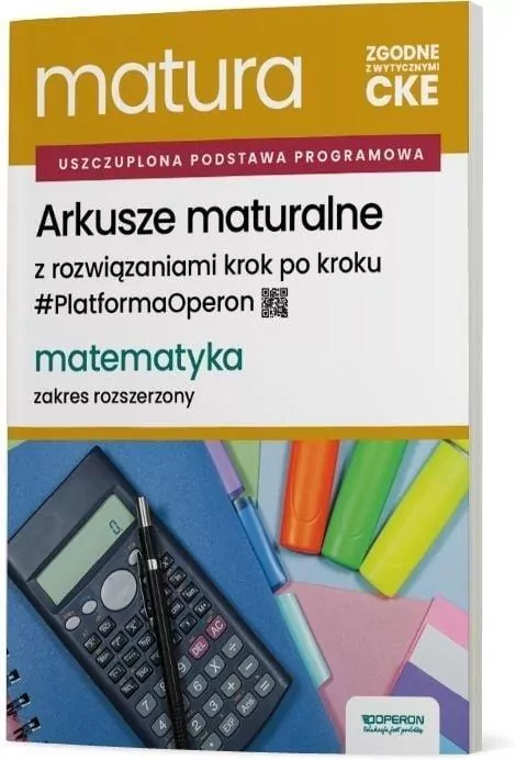 Matura 2026 Matematyka. Arkusze maturalne z rozwiązaniami krok po kroku. Zakres rozszerzony - tantis.pl