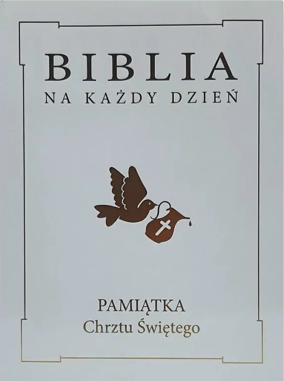 Biblia na każdy dzień. Chrzest, złoto - tantis.pl