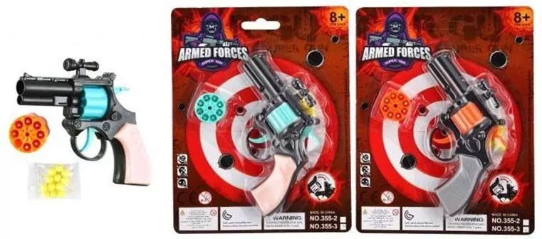 Pistolet na kapiszony i kulki MIX - tantis.pl