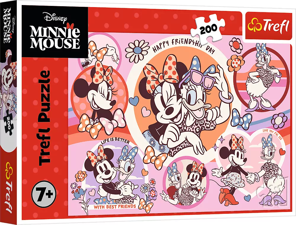 Puzzle 200 Zwyczaje Myszki Minni TREFL - tantis.pl