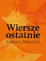 Wiersze ostatnie - tantis.pl