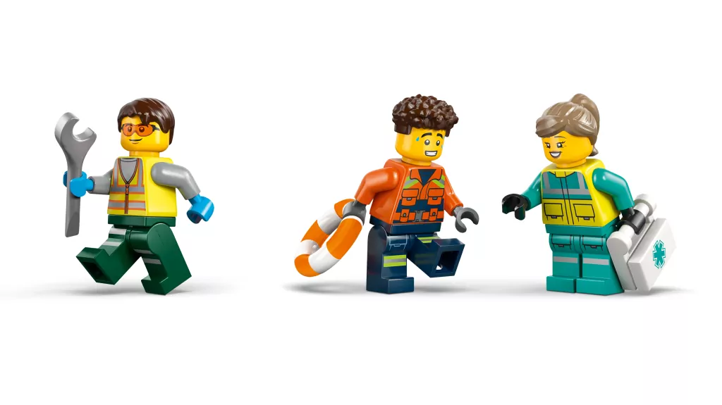 LEGO® City.  Zestaw z samolotem, ciężarówką serwisową i poduszkowcem 60505 - tantis.pl
