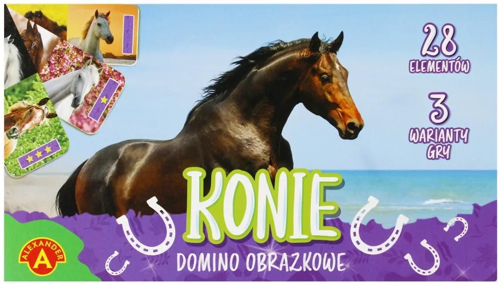 Alexander. Domino obrazkowe, konie - tantis.pl