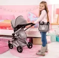 Bayer. Wózek głęboki dla lalki VARIO. Szary 18410AA - tantis.pl