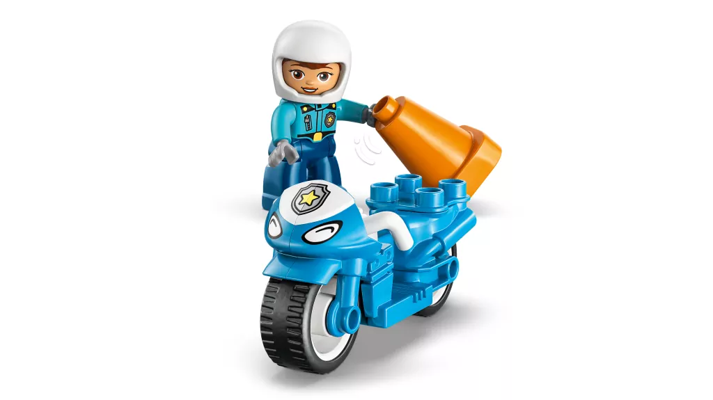 LEGO® Duplo.  Niebieski motocykl policyjny 10471 - tantis.pl