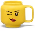 LEGO(R) kubek ceramiczny Iconic Winking Girl mały - tantis.pl
