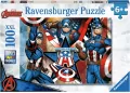Puzzle 100 Marvel Captain America - tantis.pl
