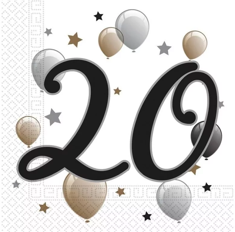 Serwetki papierowe Balloons - 20 33x33cm - tantis.pl