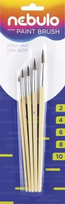 Zestaw pędzli drewnianych