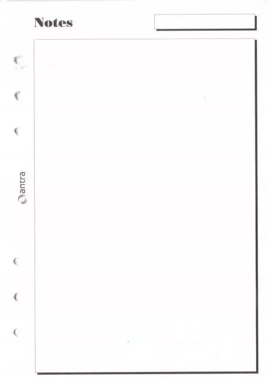 Wkład do organizera K notes ANTRA - tantis.pl