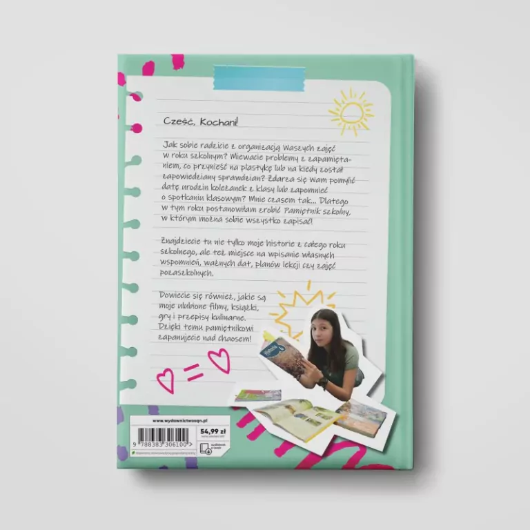 Pamiętnik szkolny. Zaczarowany Świat Sary - tantis.pl