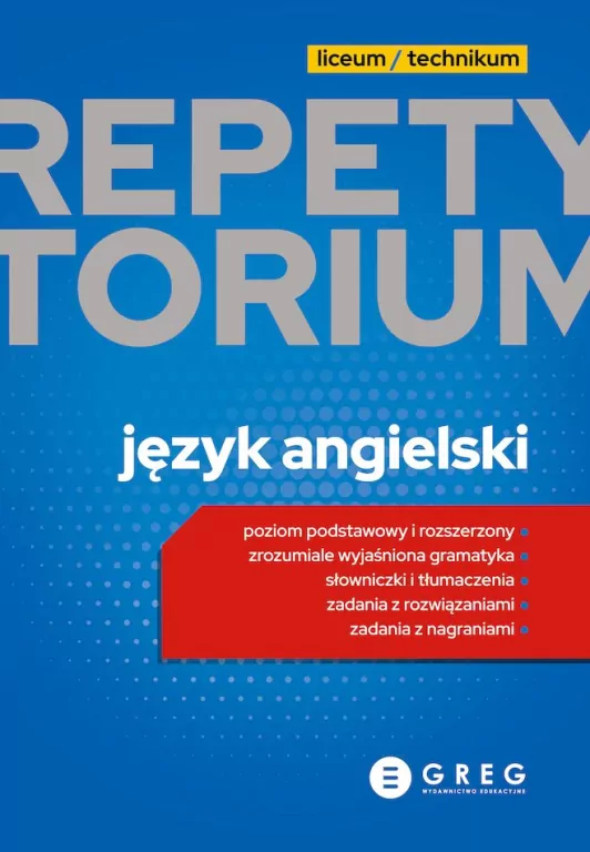 Język angielski. Repetytorium. Liceum/technikum wyd. 2025 - tantis.pl