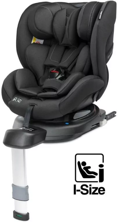 Caretero Fotelik Rio I-Size 0-22 czarny (40-105cm) - tantis.pl