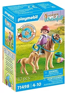 Dziecko z kucykiem i źrebakiem. Horses of Waterfall 71498 - tantis.pl