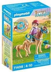 Dziecko z kucykiem i źrebakiem. Horses of Waterfall 71498