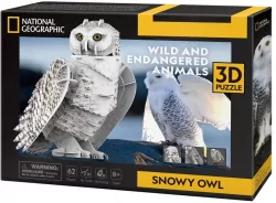 Cubic Fun. Puzzle 3D. Śnieżna Sowa