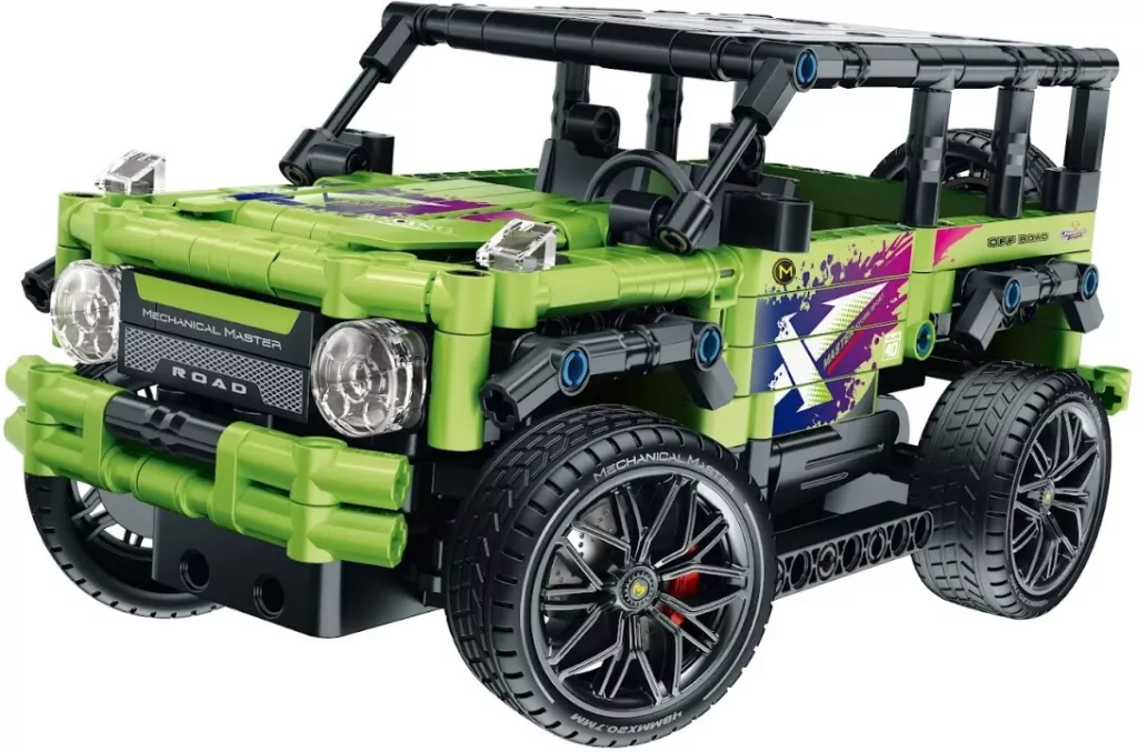 Klocki R/C Jeep lime 484el - tantis.pl