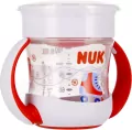 NUK. Mini Magic Cup. Kubek niekapek z uchwytem 160ml. 6 miesięcy. Czerwony- wrotki - tantis.pl