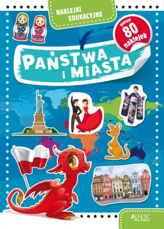 Państwa i miasta. Naklejki edukacyjne - tantis.pl