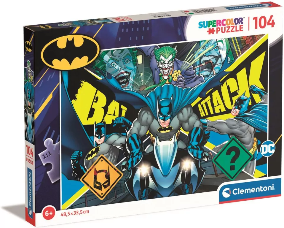 Puzzle 104 Super Kolor Batman - tantis.pl
