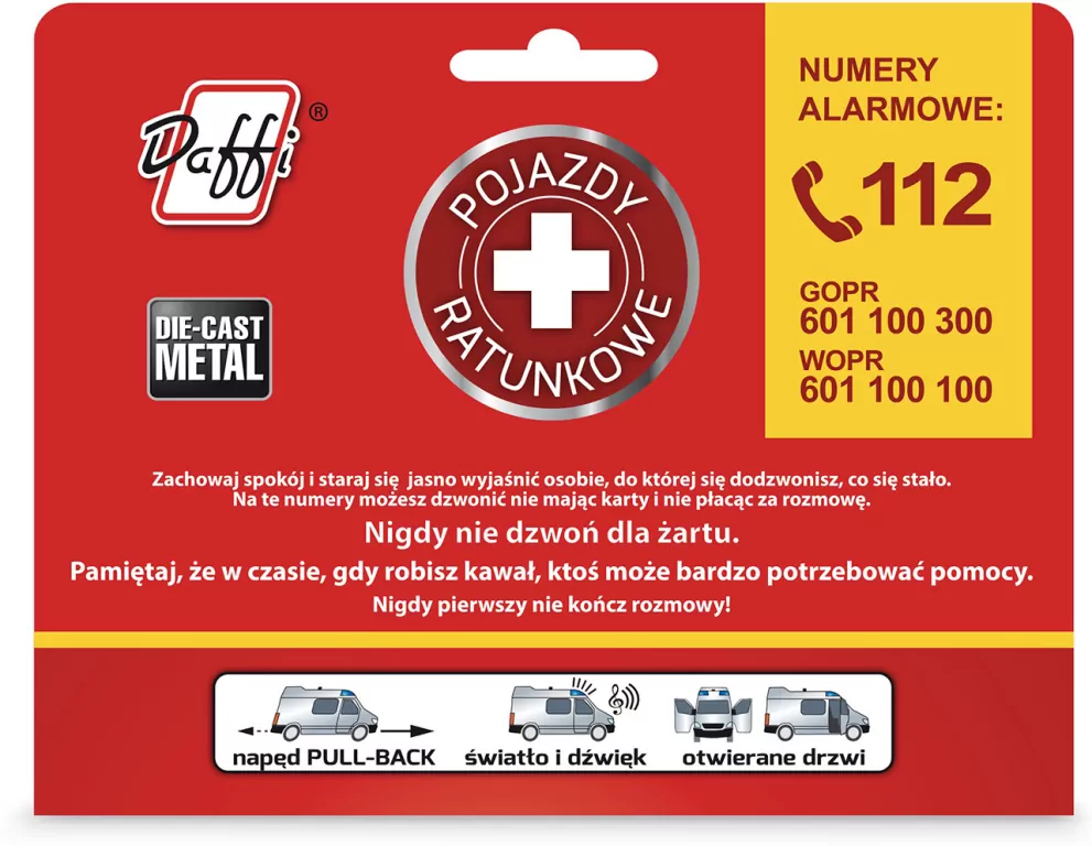 Pojazd ratunkowy - Policja - tantis.pl