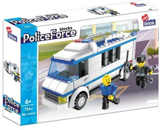 Klocki konstrukcyjne Alleblox Policja 134 elementy - tantis.pl