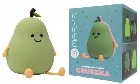Lampka nocna LED gruszka zielona - tantis.pl