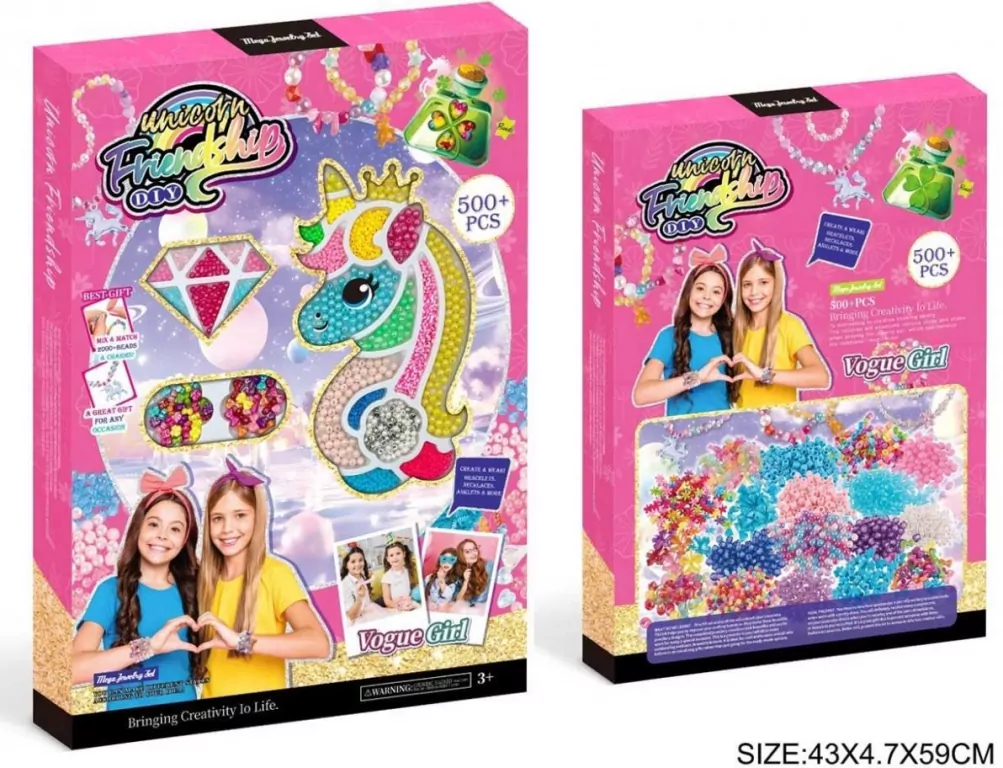 Zestaw koralików Jednorożec ponad - tantis.pl