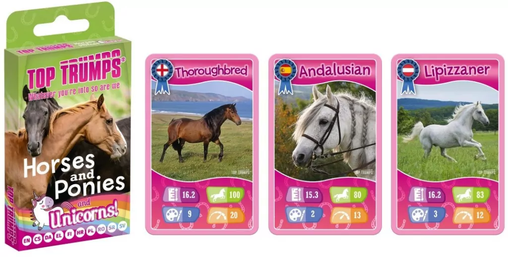 Top trumps Konie, Kucyki i Jednorożce - tantis.pl