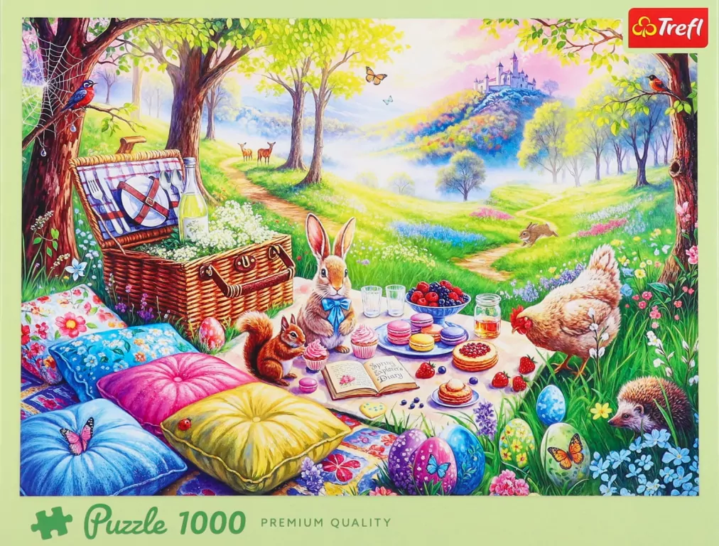 Puzzle 1000 Piknik na łące TREFL - tantis.pl
