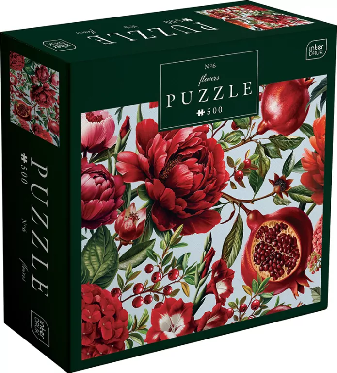 Puzzle 500 Flowers 6 - tantis.pl