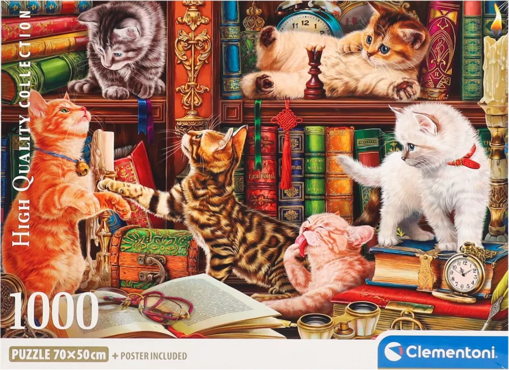 Puzzle 1000 Curious Whiskers - tantis.pl