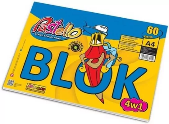 Blok 4w1 A4 60 kartek