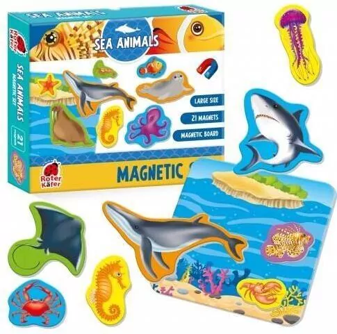 Zestaw magnesów. Morskie zwierzęta - tantis.pl