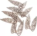 Drewniane skrzydła 9cm 6szt - tantis.pl