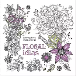 Kolorowanka antystresowa Floral idias
