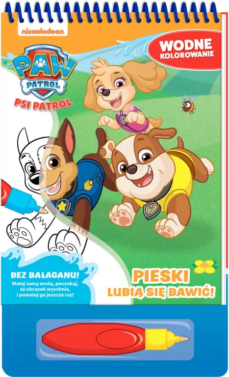 Pieski kochają sport! Psi Patrol. Wodne kolorowanie - tantis.pl
