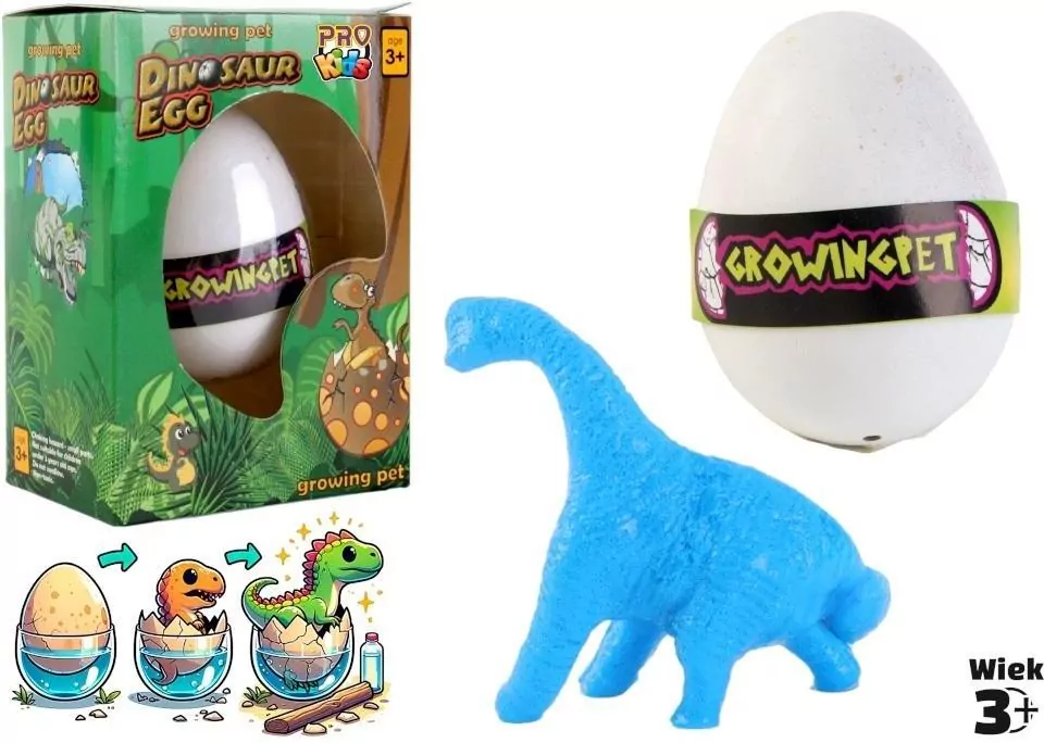 Jajko z rosnącym dinozaurem - tantis.pl