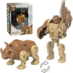 Robot transformujący nosorożec