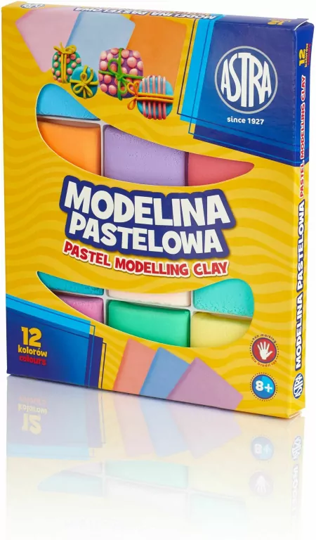 Modelina pastelowa. 12 kolorów - tantis.pl